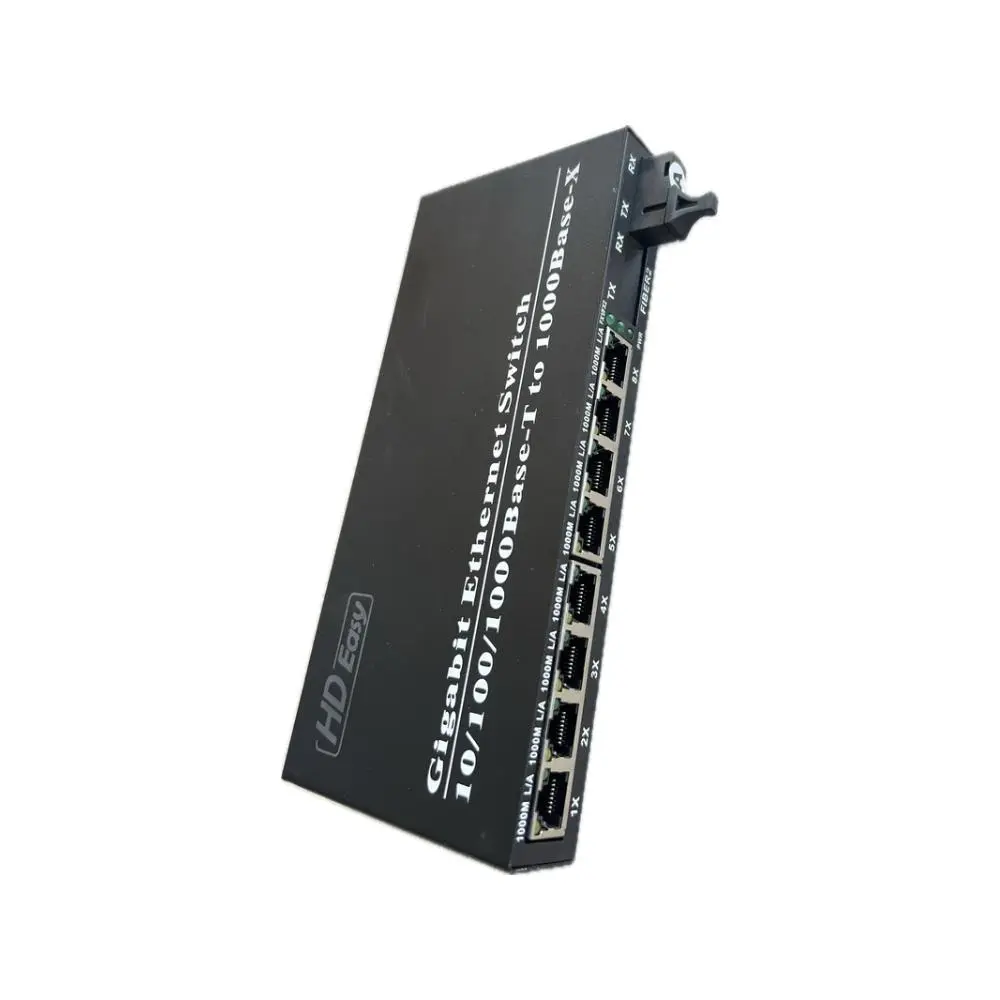 Switch-Convertisseur 8 Ports 1000Mbps